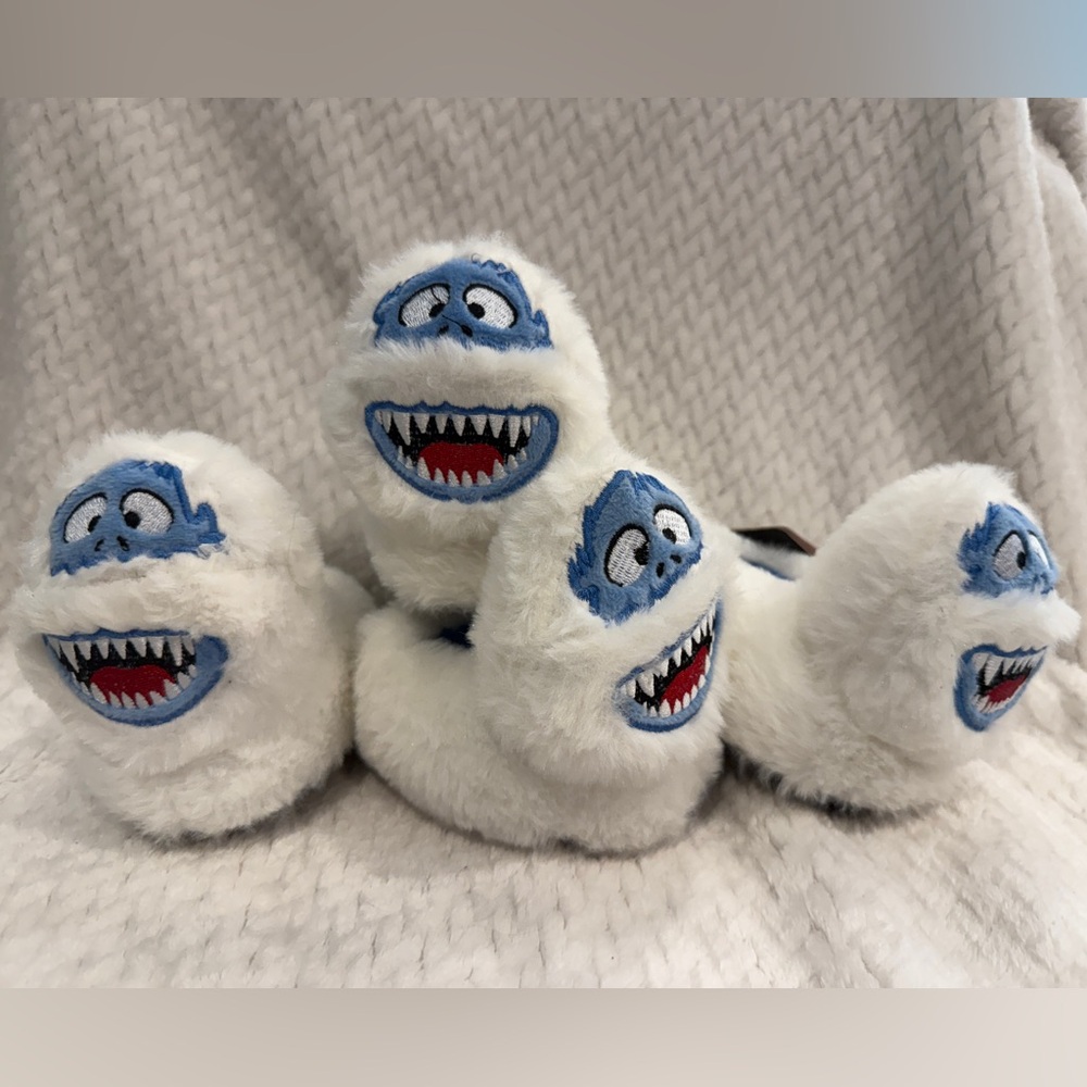 Rudolph the Red Nosed Reindeer Abominable Snowman slippers